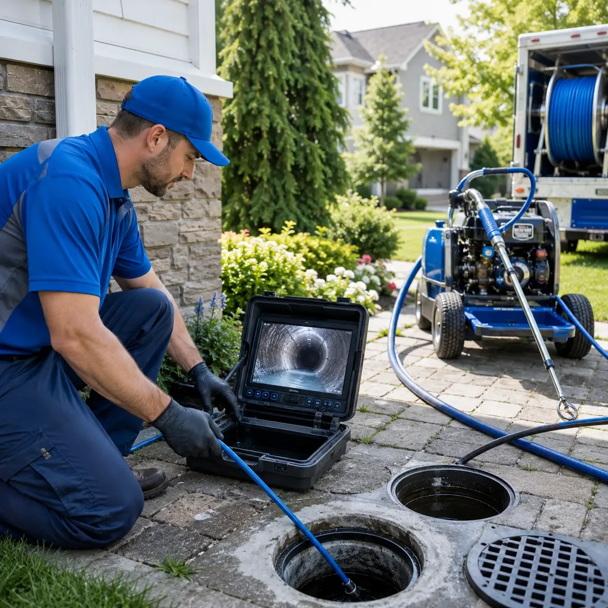 Outdoor drain cleaning professionals serving East Vandergrift, PA